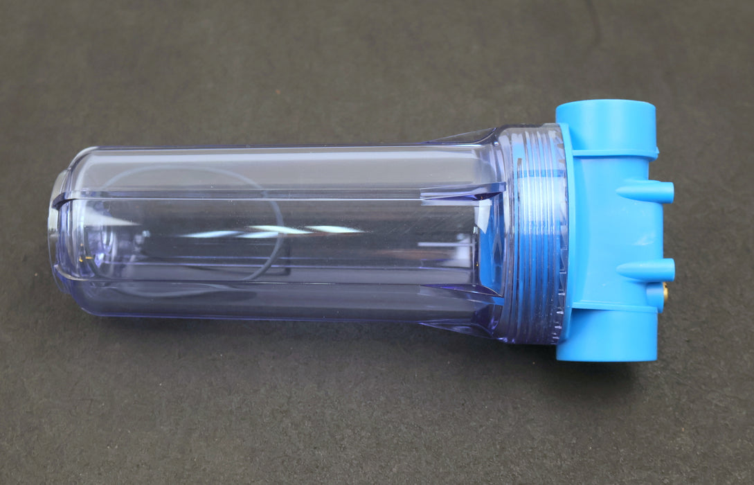 Bild des Artikels Filtergehäuse-Länge-10''-Messinganschlüsse-1-1/4''-Klarsichtfiltertasse