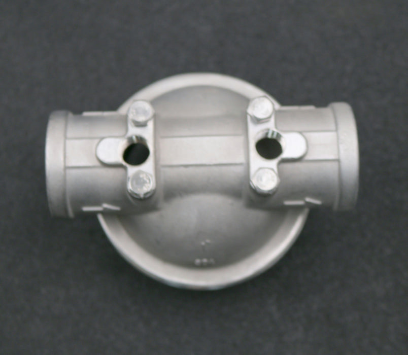 Bild des Artikels Edelstahl-Filterkopf-AußengewindeØ-98,8mm-Anschlüsse-1''-mit-2-Schraublöcher