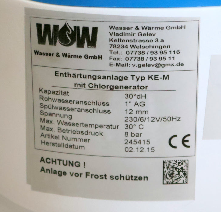 Bild des Artikels WASSER-&-WÄRME-GmbH-Kabinette-für-Enthärtungsanlage-Typ-KE-M--Art.Nr.-245415