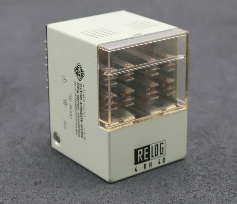 Bild des Artikels VEB-RELAISTECHNIK-Relais-RELOG-4-RH-40-110V-50Hz-IP40-gebraucht