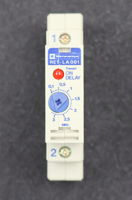 Bild des Artikels TELEMECANIQUE-Zeitrelais-RE1LA001-17002-24/240VDC-50/60Hz-0,1-3s