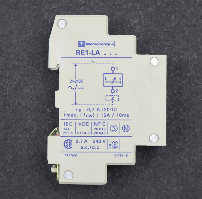 Bild des Artikels TELEMECANIQUE-Zeitrelais-RE1LA001-17002-24/240VDC-50/60Hz-0,1-3s