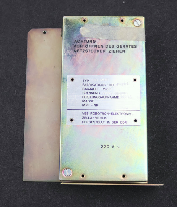 Bild des Artikels VEB-ROBOTRON-Netzfilter-Typ-NFI-K0311-220VAC-50/60Hz-880VA-unbenutzt