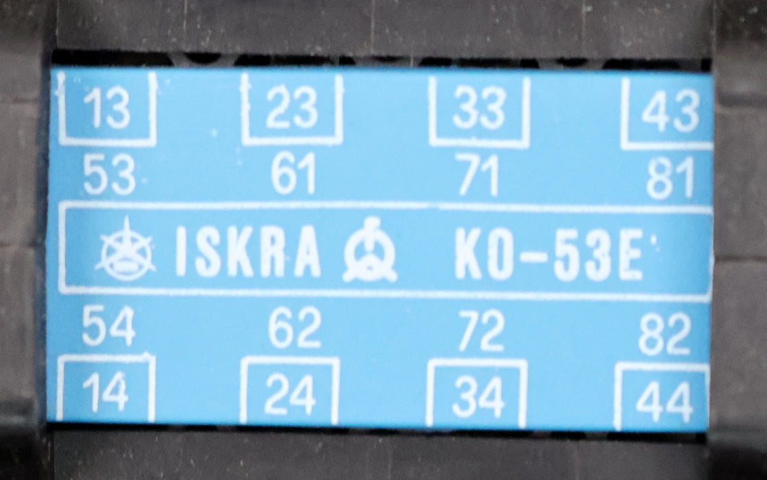 Bild des Artikels ISKRA-Leistungsschütz-K0-53E-Spulenspannung-220V-50Hz-6A-380VAC-4A-500VAC