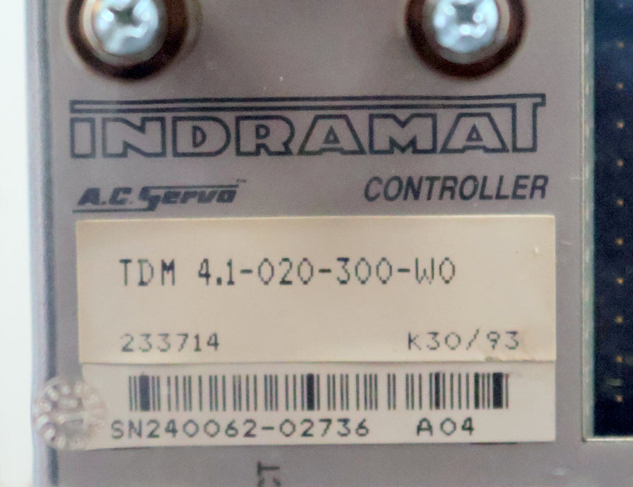 Bild des Artikels INDRAMAT-AC-Servo-Controller-TDM-4.1-020-300-W0-Nr.-233714-unbenutzt-in-OVP