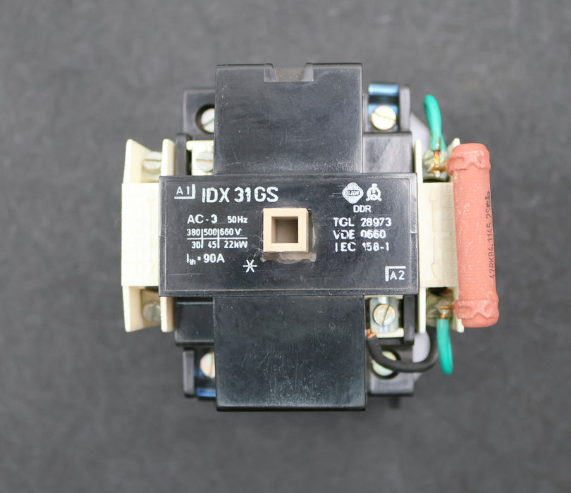 Bild des Artikels DDR-EAW-Leistungsschütz-IDX-31GS-TGL-28973-380V-30kW-500V-45kW-660V-22kW
