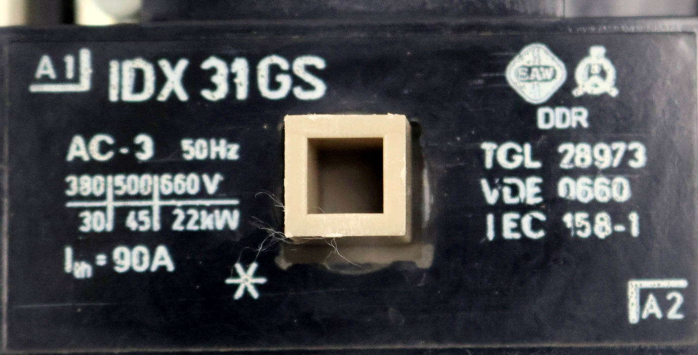 Bild des Artikels DDR-EAW-Leistungsschütz-IDX-31GS-TGL-28973-380V-30kW-500V-45kW-660V-22kW