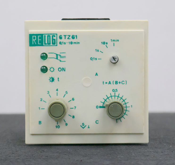 Bild des Artikels RELOG-Zeitrelais-6TZ61-0,1s---10min-mit-Frontrahmen-unbenutzt