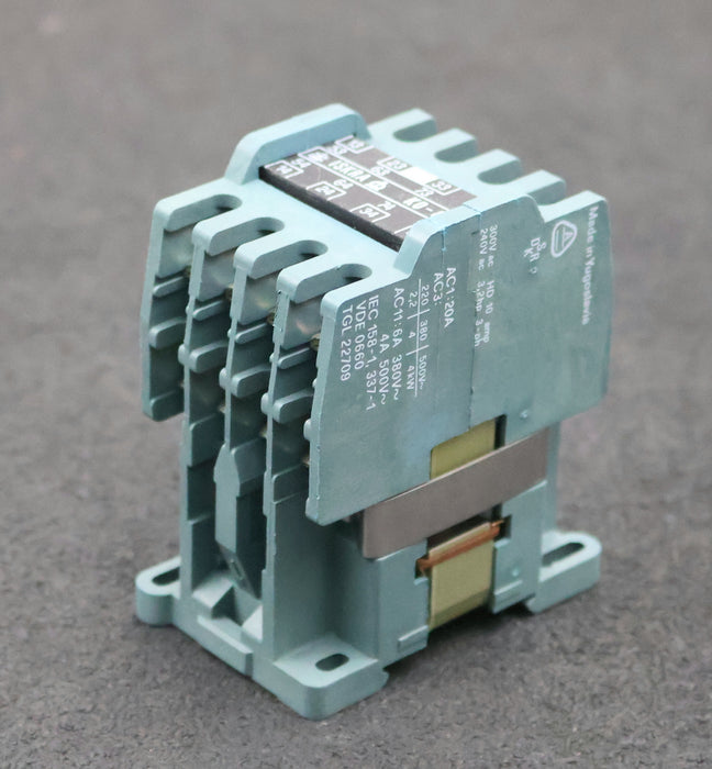 Bild des Artikels ISKRA-Leistungsschütz-K0-80E-20A-Spulenspannung-220V-60Hz-6A-380VAC-4A-500VAC