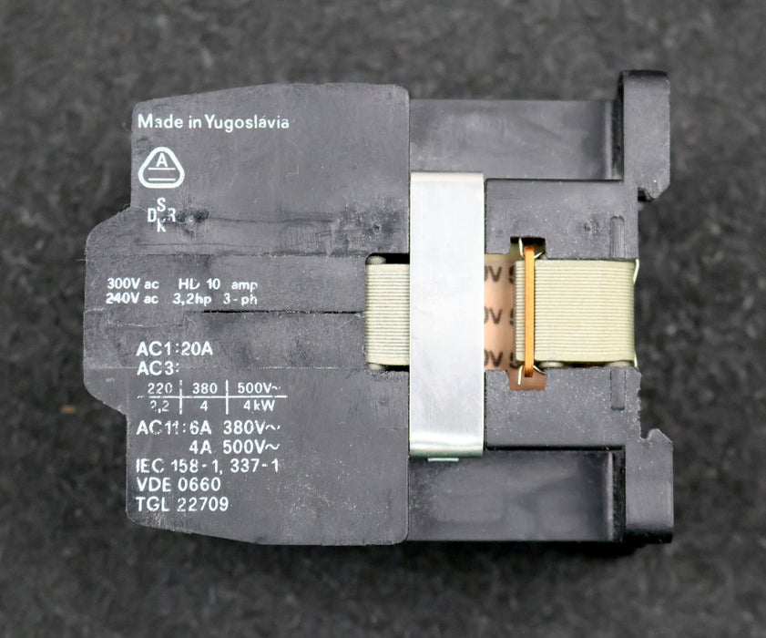 Bild des Artikels ISKRA-Leistungsschütz-K0-80E-20A-50Hz-6A-380VAC-4A-500VAC-Spulenspannung-220V