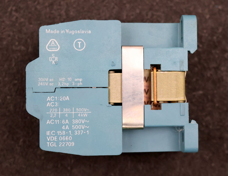 Bild des Artikels ISKRA-Leistungsschütz-K0-80E-20A-Spulenspannung-220V-50Hz-6A-380VAC-4A-500VAC