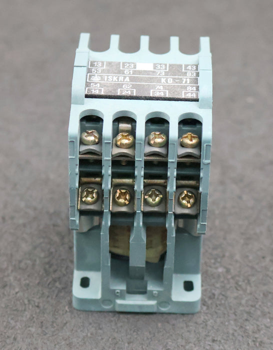 Bild des Artikels ISKRA-Leistungsschütz-K0-71-20a-Spulenspannung-110V-60Hz-6A-380VAC-4A-500VAC