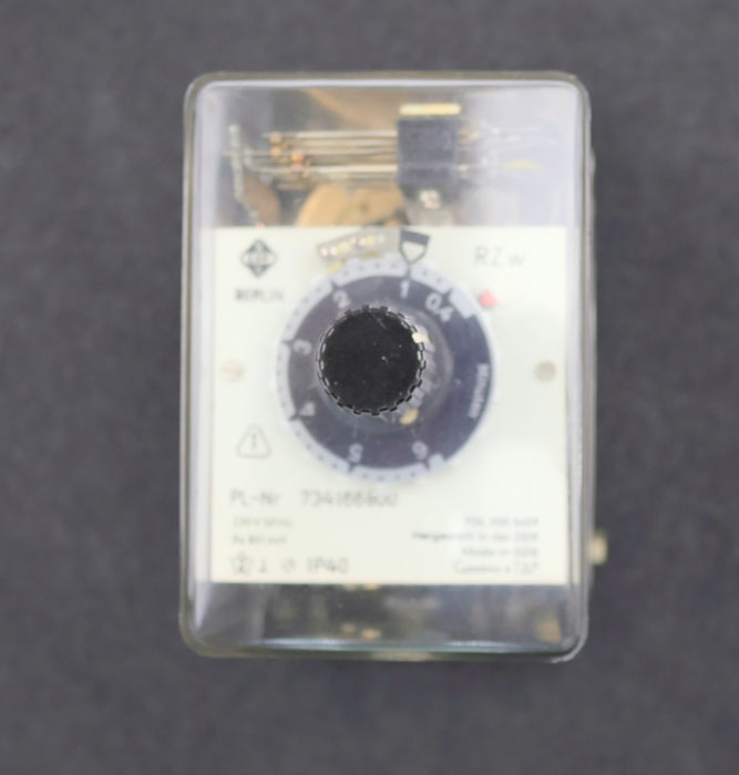 Bild des Artikels EAW-DDR-Zeitrelais-RZw-PL-Nr-734166800-0,4-6min-220V-50Hz-RS801449-unbenutzt