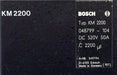 Bild des Artikels BOSCH-Kondensatormodul-KM-2200-Art.Nr.-048799-104-520VDC-50A-C-2200-µF