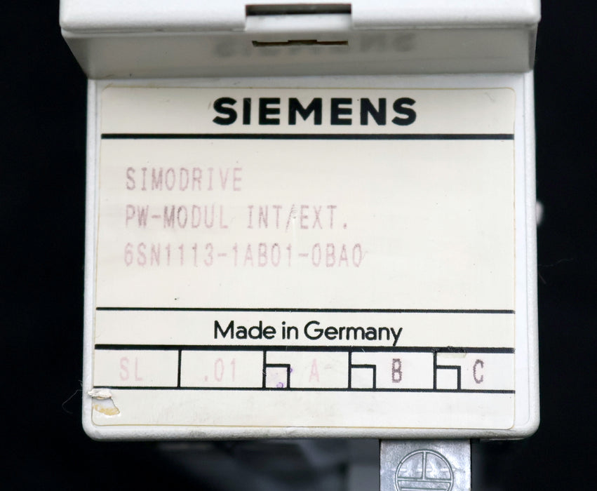 Bild des Artikels SIEMENS-PW-Modul-INT/EXT.-6SN1113-1AB01-0BA0-Version-A-gebraucht