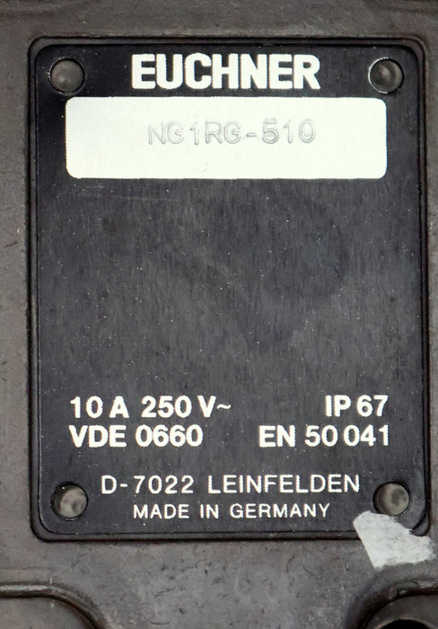 Bild des Artikels EUCHNER-2x-Positionsschalter-NG1RG-510-10A-250VAC-IP67-gebraucht