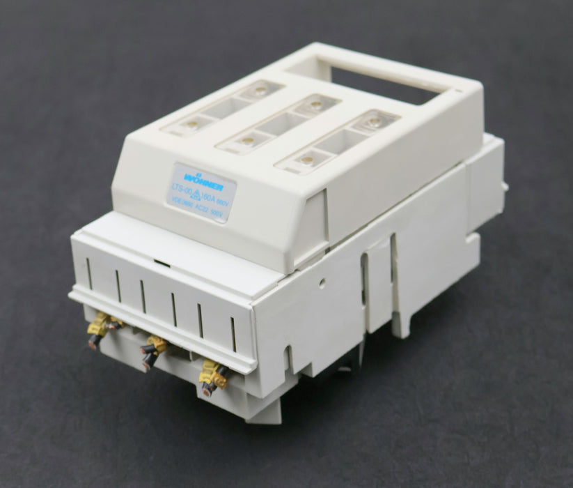 Bild des Artikels WÖHNER-Lasttrennschalter-LTS-00-160A-660V-AC22-500V-gebraucht