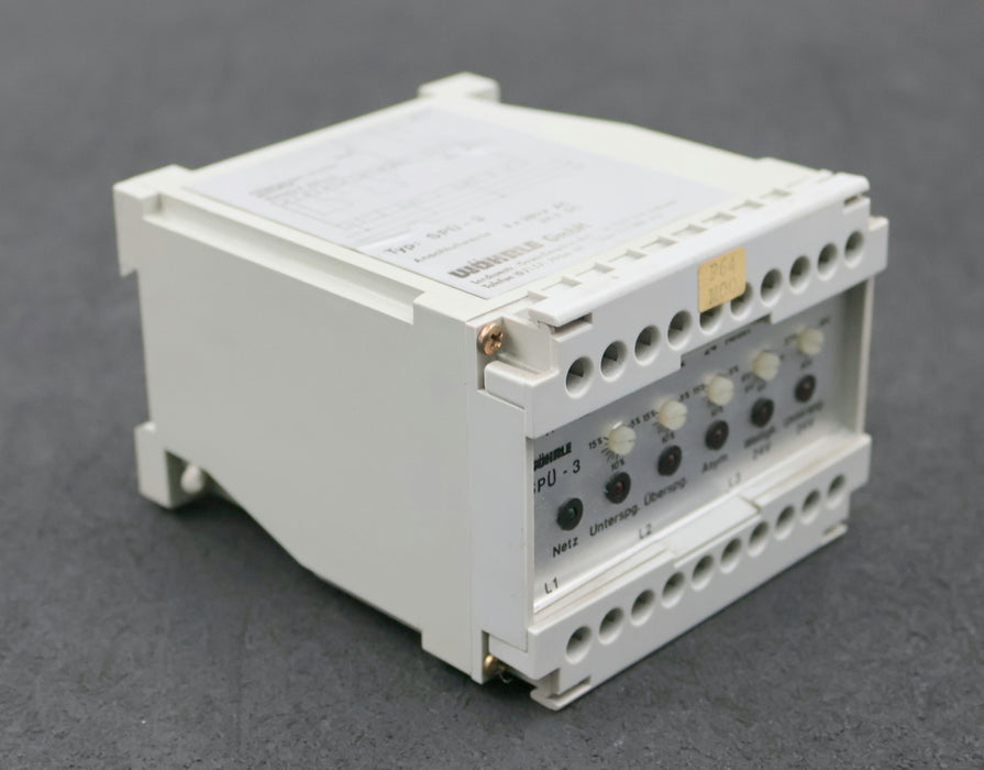 Bild des Artikels WÖHRLE-Spannungsüberwachung-SPÜ-3-3x-380VAC-24VDC-gebraucht