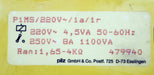 Bild des Artikels PILZ-Sicherheitsrelais-P1MS/220VAC/1a/1r-ID-No.:-479940-220VAC-4,5VA-40-60Hz