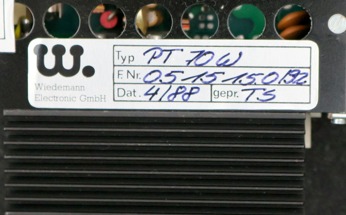 Bild des Artikels PFAUTER-WIEDEMANN-Doppelnetzteil-2498219.0-Artikeltyp-PT70W-gebraucht