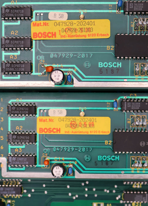 Bild des Artikels BOSCH-Servosteuerkarte-CNC-Mat.Nr.-047926-205401-/-203303-+-3x-047928-202401