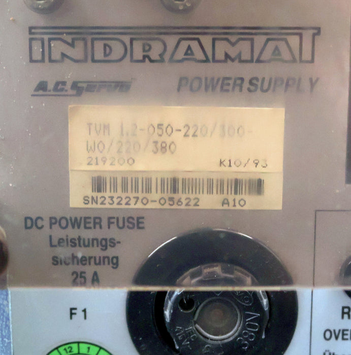 Bild des Artikels INDRAMAT-!-overhauled-and-tested-!-AC-Servo-Power-Supply-TVM-1.2-050-220/300-W0