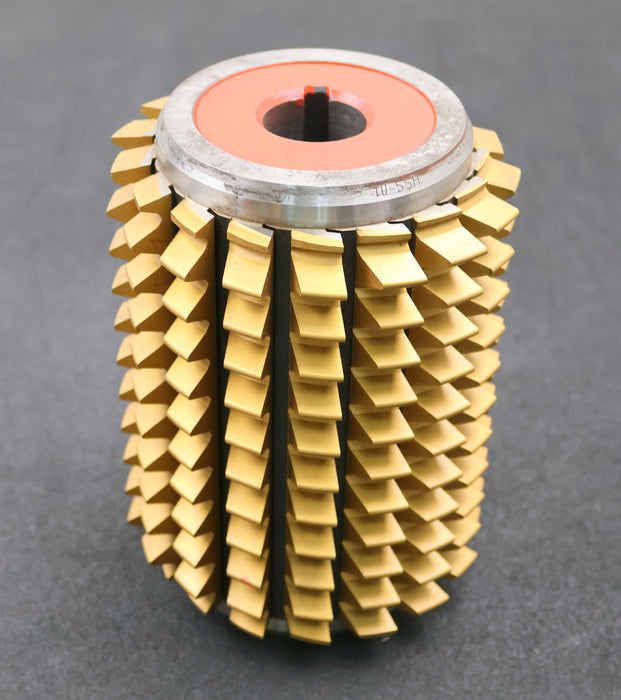 Bild des Artikels SAAZOR-Zahnrad-Wälzfräser-gear-hob-m=-4,618mm-22°30'-EGW-Ø133x185xØ32mm-mit-LKN