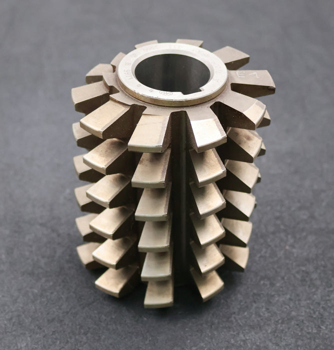 Bild des Artikels PWS-Zahnrad-Wälzfräser-gear-hob-m=-7mm-20°-EGW-Ø110x135xØ40mm-mit-LKN-BPIII