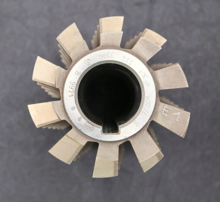 Bild des Artikels PWS-Zahnrad-Wälzfräser-gear-hob-m=-7mm-20°-EGW-Ø110x135xØ40mm-mit-LKN-BPIII