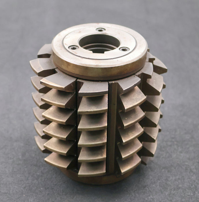 Bild des Artikels PWS-Zahnrad-Wälzfräser-gear-hob-m=-6mm-20°-EGW-Ø139x146xØ40mm-mit-LKN-BPII