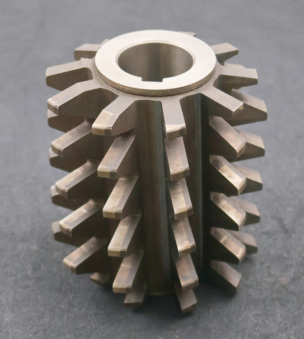 Bild des Artikels PWS-Zahnrad-Wälzfräser-gear-hob-m=-8mm-20°-EGW-Ø122x140xØ40mm-mit-LKN-BPII