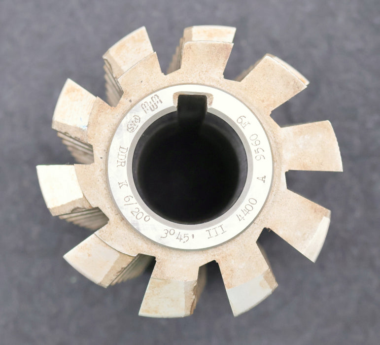 Bild des Artikels PWS-Zahnrad-Wälzfräser-gear-hob-m=-6mm-20°-EGW-Ø110x135xØ40mm-mit-LKN-BPIII