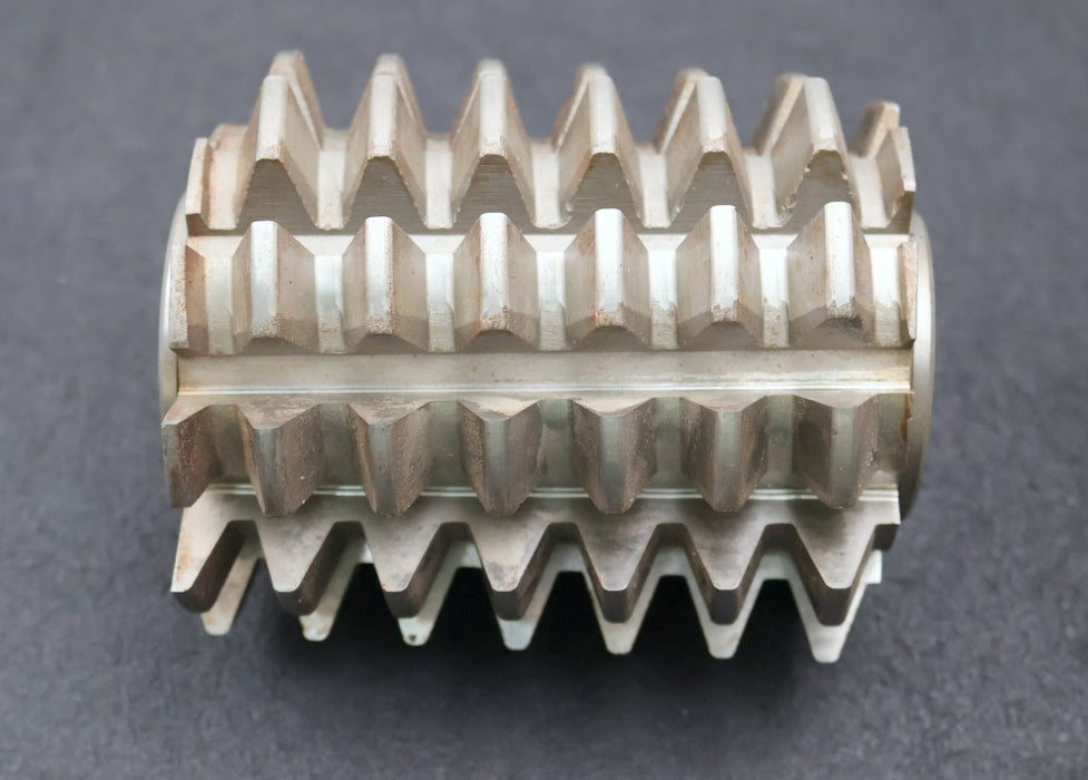 Bild des Artikels PWS-Zahnrad-Wälzfräser-gear-hob-m=-6mm-20°-EGW-Ø110x135xØ40mm-mit-LKN-BPIII