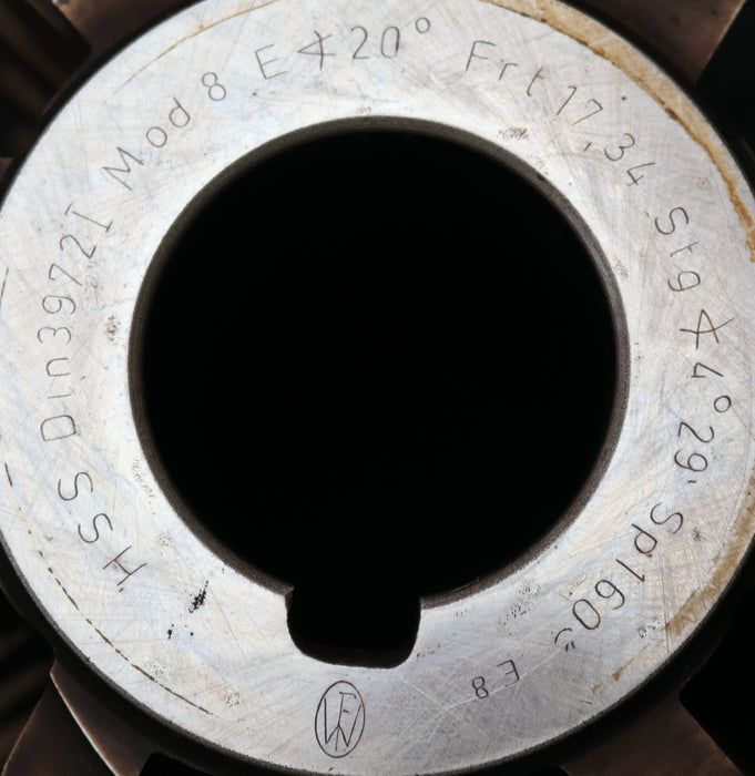 Bild des Artikels FETTE-Zahnrad-Wälzfräser-gear-hob-m=-8mm-20°-EGW-Ø122x139xØ40mm-mit-LKN