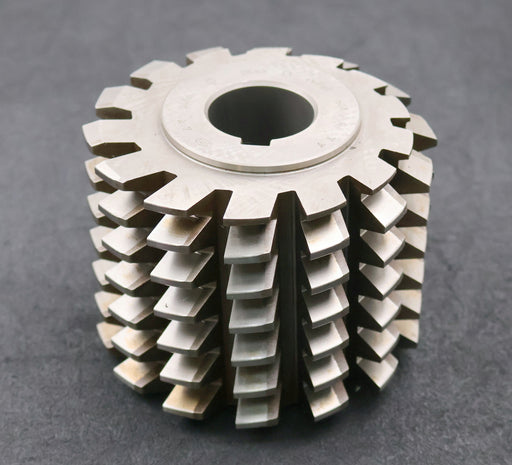 Bild des Artikels PWS-Zahnrad-Wälzfräser-gear-hob-m=-5mm-20°-EGW-Ø133x111xØ40mm-mit-LKN-BPII