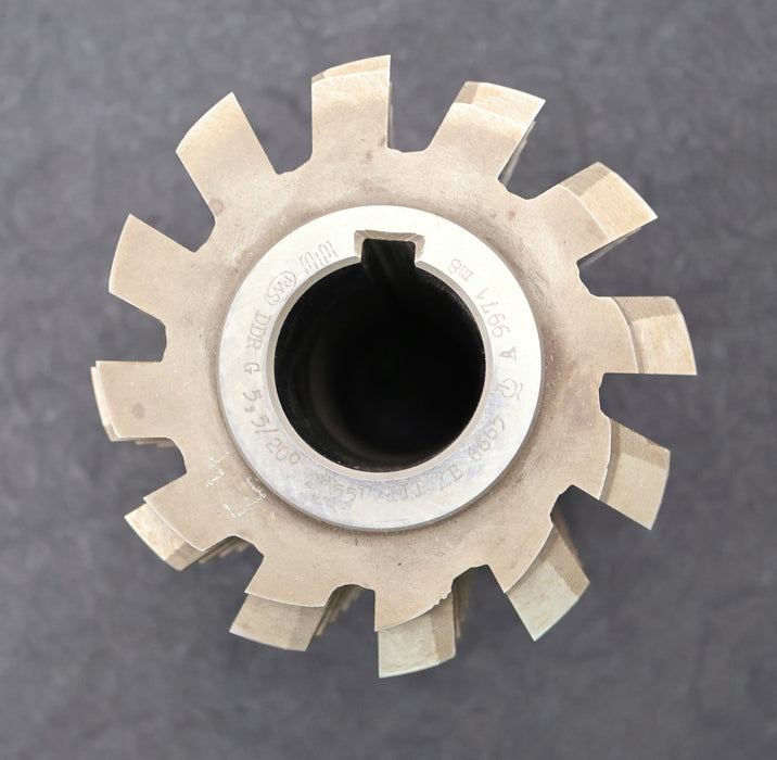 Bild des Artikels PWS-Zahnrad-Wälzfräser-gear-hob-m=-5,5mm-20°-EGW-Ø125x152xØ40mm-mit-LKN-BPIII