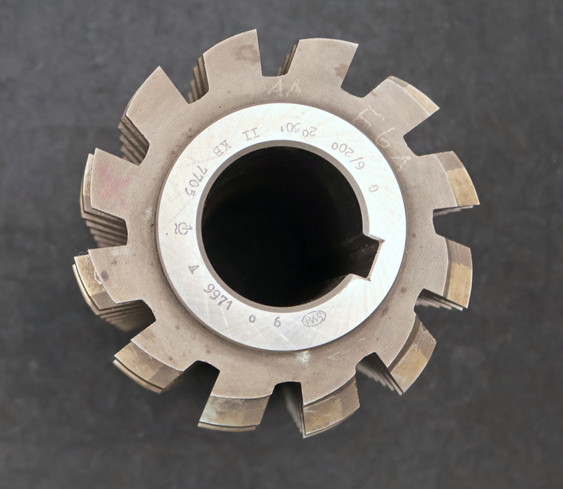 Bild des Artikels PWS-Zahnrad-Wälzfräser-gear-hob-m=-6mm-20°-EGW-Ø132x170xØ50mm-mit-LKN-BPII