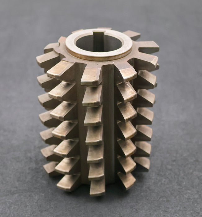 Bild des Artikels PWS-Zahnrad-Wälzfräser-gear-hob-m=-6mm-20°-EGW-Ø108x135xØ40mm-mit-LKN-BPII