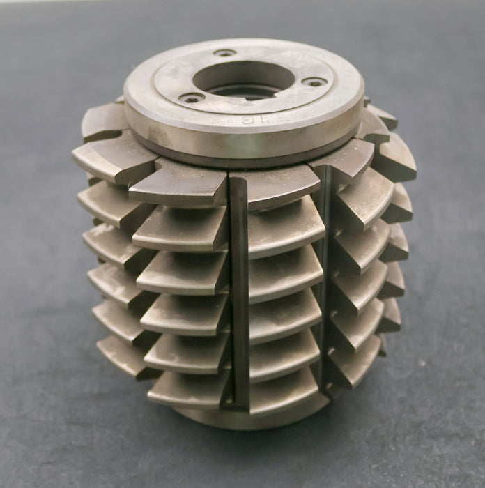 Bild des Artikels PWS-Zahnrad-Wälzfräser-gear-hob-m=-6mm-20°-EGW-Ø137x146xØ40mm-mit-LKN-BPII