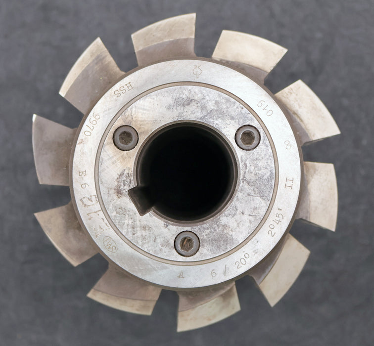 Bild des Artikels PWS-Zahnrad-Wälzfräser-gear-hob-m=-6mm-20°-EGW-Ø137x146xØ40mm-mit-LKN-BPII