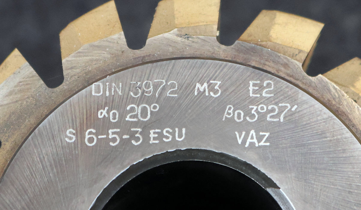 Bild des Artikels VAZ-Zahnrad-Wälzfräser-gear-hob-m=-3mm-20°-EGW-Ø110x121xØ40mm-LKN