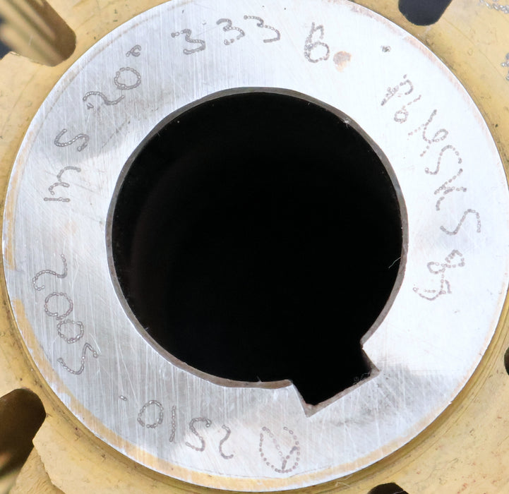 Bild des Artikels PWS-Zahnrad-Wälzfräser-gear-hob-m=-5mm-20°-EGW-Ø89x86xØ27mm-mit-LKN-9-Spannuten