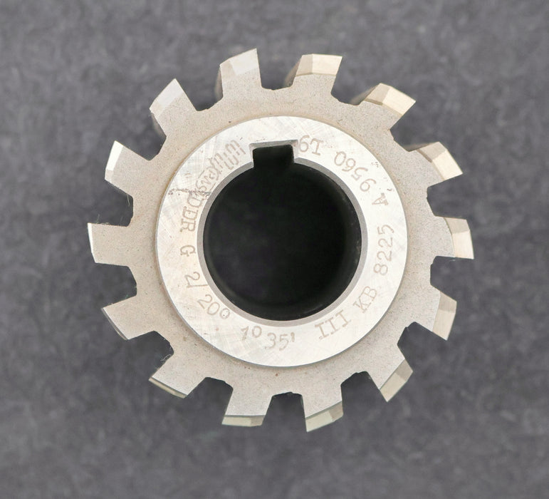 Bild des Artikels PWS-Zahnrad-Wälzfräser-gear-hob-m=-2mm-20°-EGW-Ø80x72xØ32mm-mit-LKN-BPIII