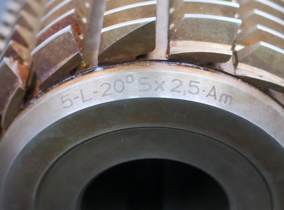 Bild des Artikels Zahnrad-Wälzfräser-gear-hob-m=-2,5mm-20°-EGW-Ø111x176xØ40mm-mit-LKN