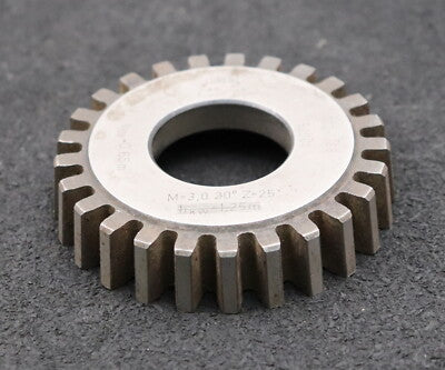 LORENZ Scheibenschneidrad m= 3mm EGW 20° Z= 25 hkw= 0,65m Ø79x17xØ1 1/4''