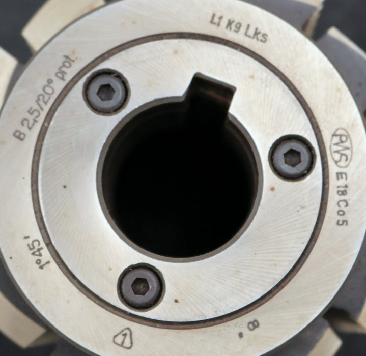 Bild des Artikels PWS-Zahnrad-Wälzfräser-gear-hob-m=-2,5mm-20°-EGW-Ø90x96xØ27mm-mit-LKN