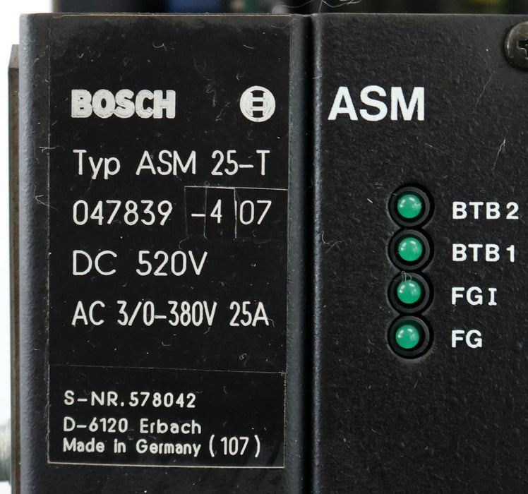 Bild des Artikels BOSCH-!-overhauled-and-tested-!-Servomodul-Typ-ASM-25-T-047839-407-520VDC-25A