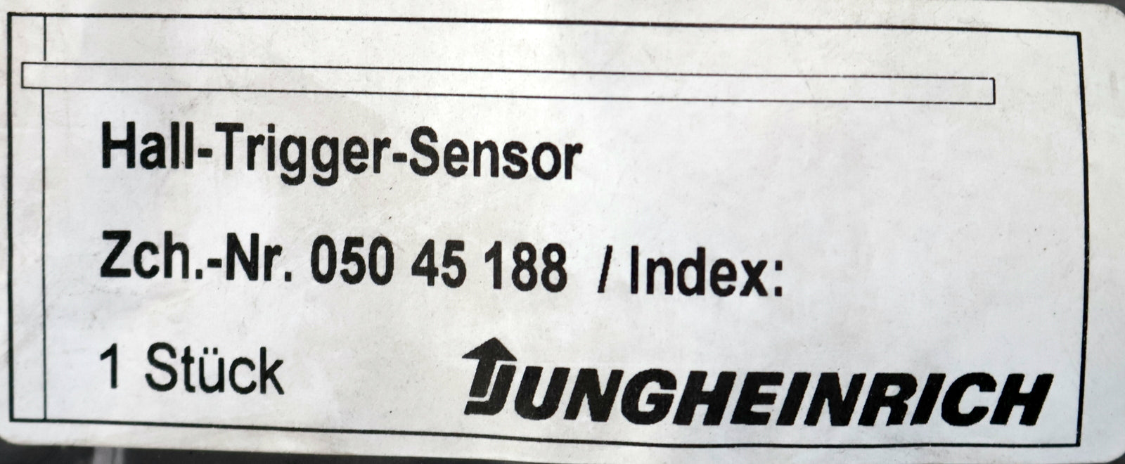 Bild des Artikels JUNGHEINRICH-Hall-Trigger-Sensor-Zch.-Nr.-050-45-188-unbenutzt-in-OVP