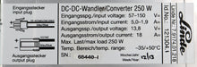 Bild des Artikels LINDE-DC/DC-Wandler-250W-Id.No.-121304-7917401218-57-150V-5,0-1,9A-13,8V-18A