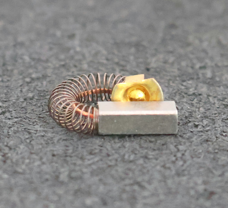 Bild des Artikels Kohlebürste-Blockkohlebürste-mit-einer-Litze-Abmessungen-5x4x12,4mm-Feder+Bügel